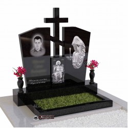 Памятник №146 Дуэт 15 круговая полировка