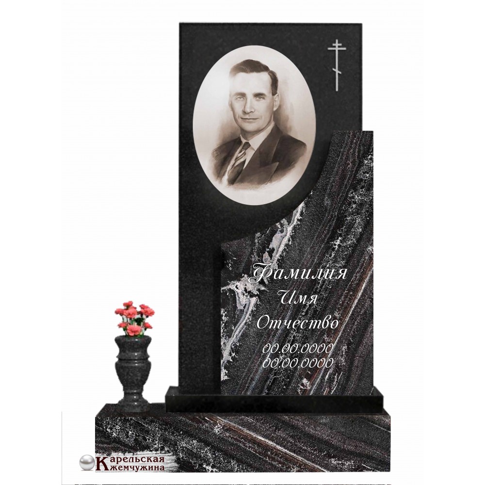 Памятник №250 круговая полировка